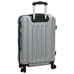 vidaXL Suitcase with Lock 3 pcs Silver 50 x 31 x 78 cm ABS Plastic 6