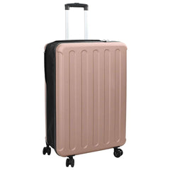Suitcase Folding 50 x 30 x 76 cm ABS Plastic 28 inches Rose gold