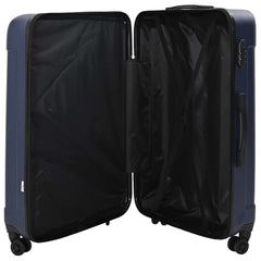 vidaXL Suitcase with Lock 3 pcs Dark Blue 50 x 31 x 78 cm ABS Plastic 4