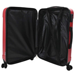 vidaXL Suitcase with Lock 3 pcs Red 50 x 31 x 78 cm ABS Plastic 4