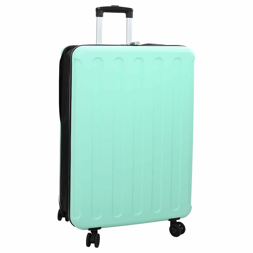Suitcase Folding 50 x 30 x 76 cm ABS Plastic 28 inches Mint green