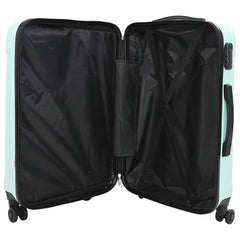 vidaXL Suitcase with Lock 3 pcs Mint Green 50 x 31 x 78 cm ABS Plastic 4