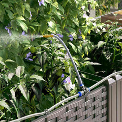 vidaXL Garden Planter Brown 40 x 40 x 126 cm PP 5