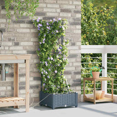 vidaXL Garden Planter PP without Wheel Depth 40 cm Width 40 cm