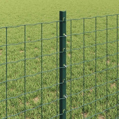 vidaXL Embedded Fence Post 5 pcs Green 100 cm Powder-Coated Steel 4