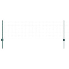 vidaXL Embedded Fence Post 5 pcs Green 100 cm Powder-Coated Steel 3