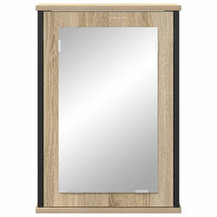 vidaXL Mirror Cabinet Sonoma Oak 42 x 12 x 60 cm Engineered Wood 5