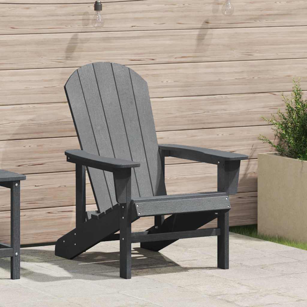 Adirondack Chair HDPE Light grey without footrest