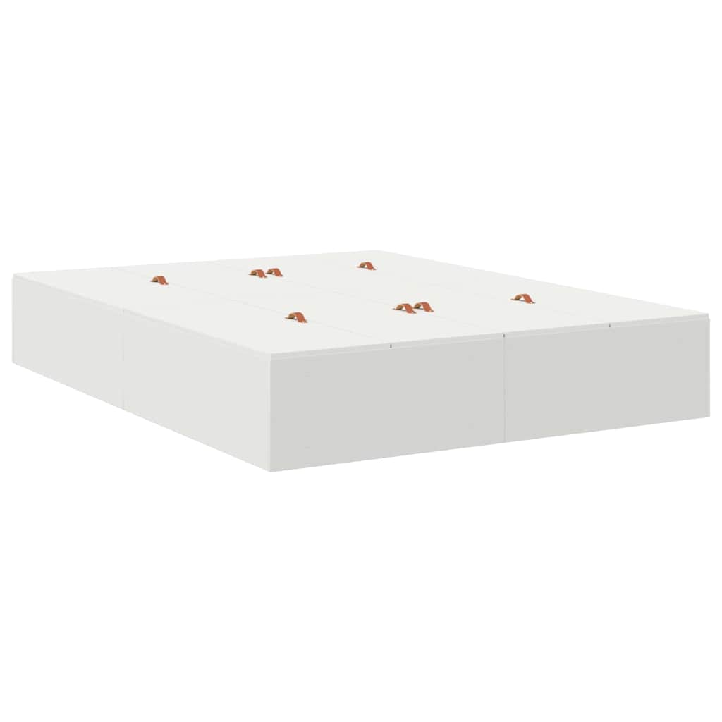 Storage Bed Frame Engineered Wood White