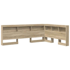 Storage Headboard Engineered Wood Length Width Sonoma oak