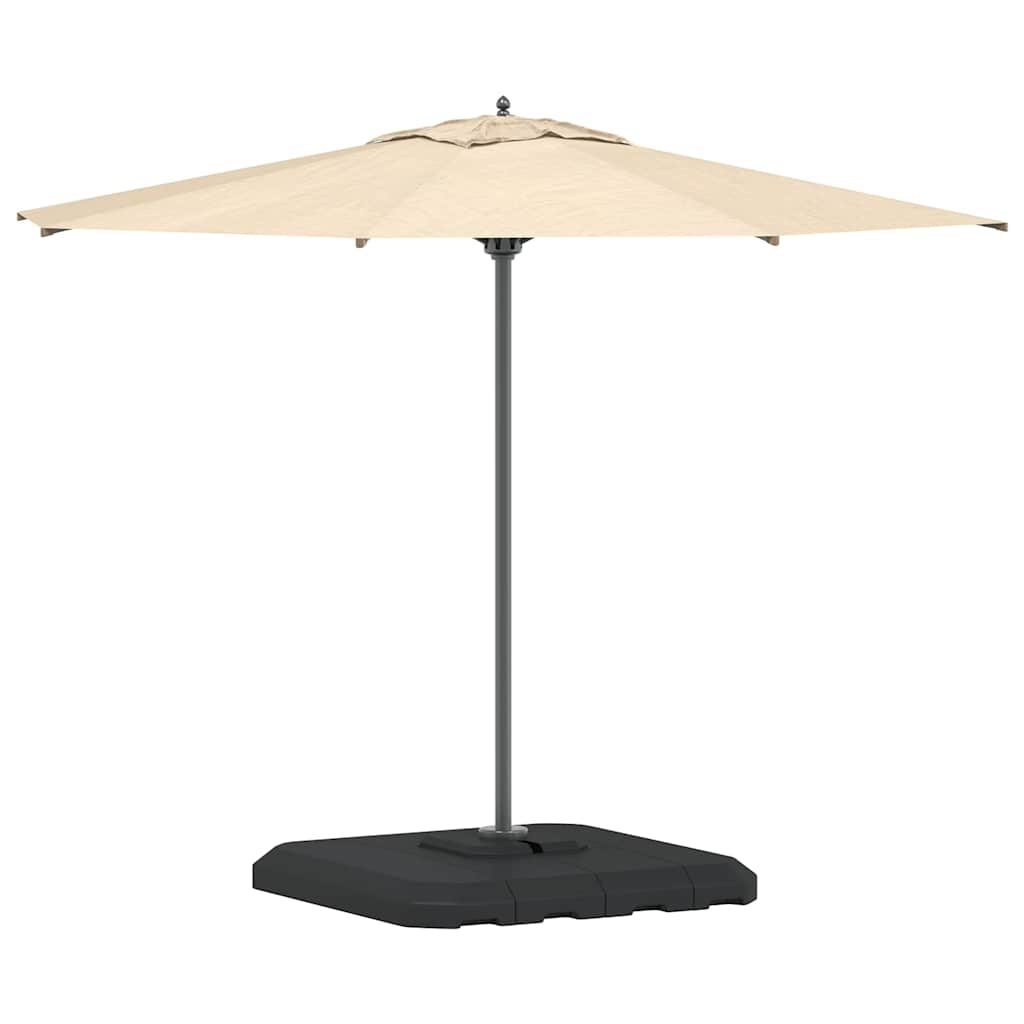 vidaXL Cantilever Umbrella Base 130 Black High-density polyethylene 3