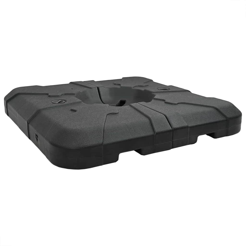 vidaXL Cantilever Umbrella Base 110 Black High-density polyethylene 2