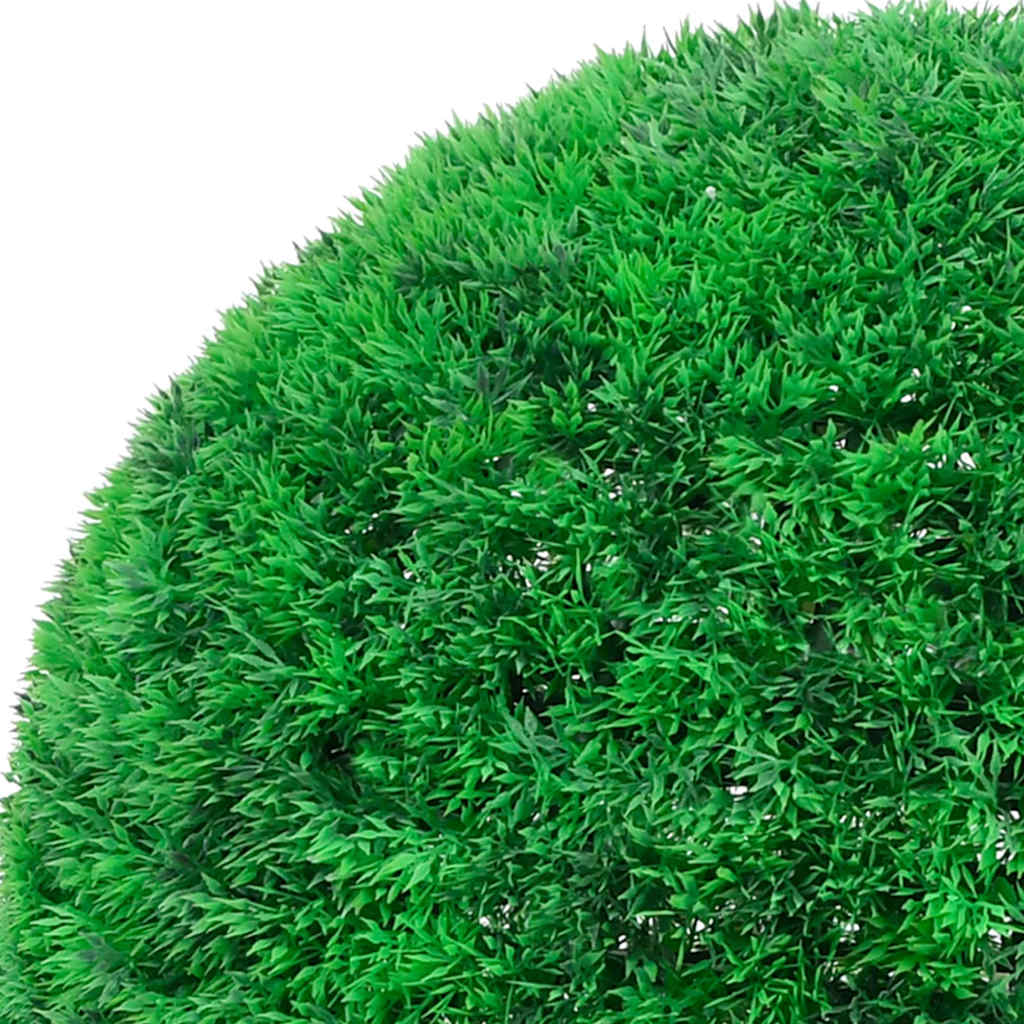 vidaXL Artificial Boxwood Balls with LED Lights 2 pcs Green 27 cm 3