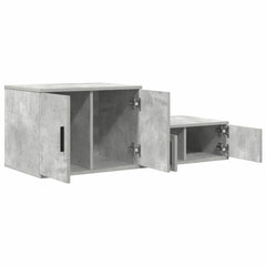 vidaXL Storage Cabinet 2 pcs Concrete Grey 108 x 41 x 40 cm 6