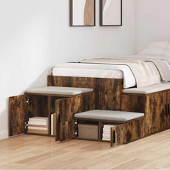 vidaXL Storage Cabinet 2 pcs Smoked Oak 108 x 41 x 40 cm 4