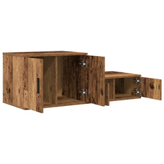 vidaXL Storage Cabinet 2 pcs Old Wood 103 x 41 x 40 cm Engineered Wood 6