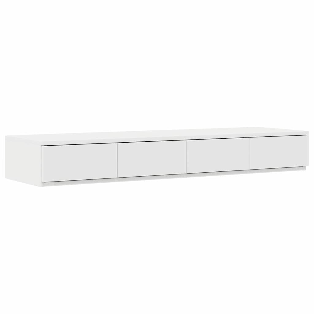 vidaXL Bed Drawers White 120 x 36.5 x 16.5 cm Engineered Wood 2