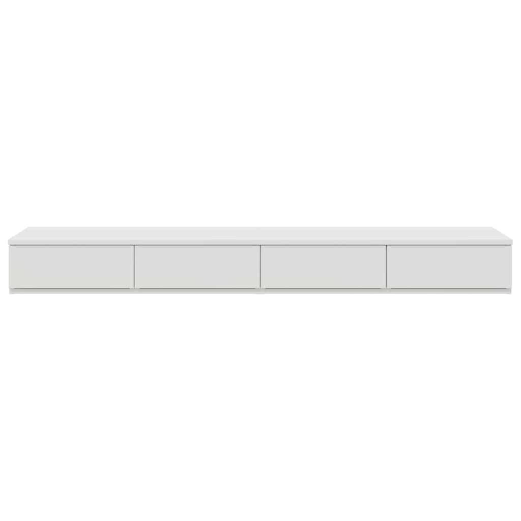 vidaXL Bed Drawers White 140 x 36.5 x 16.5 cm Engineered Wood 6