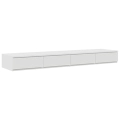 Bed Drawers Engineered Wood White