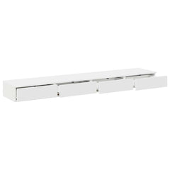 vidaXL Bed Drawers White 180 x 36.5 x 16.5 cm Engineered Wood 5