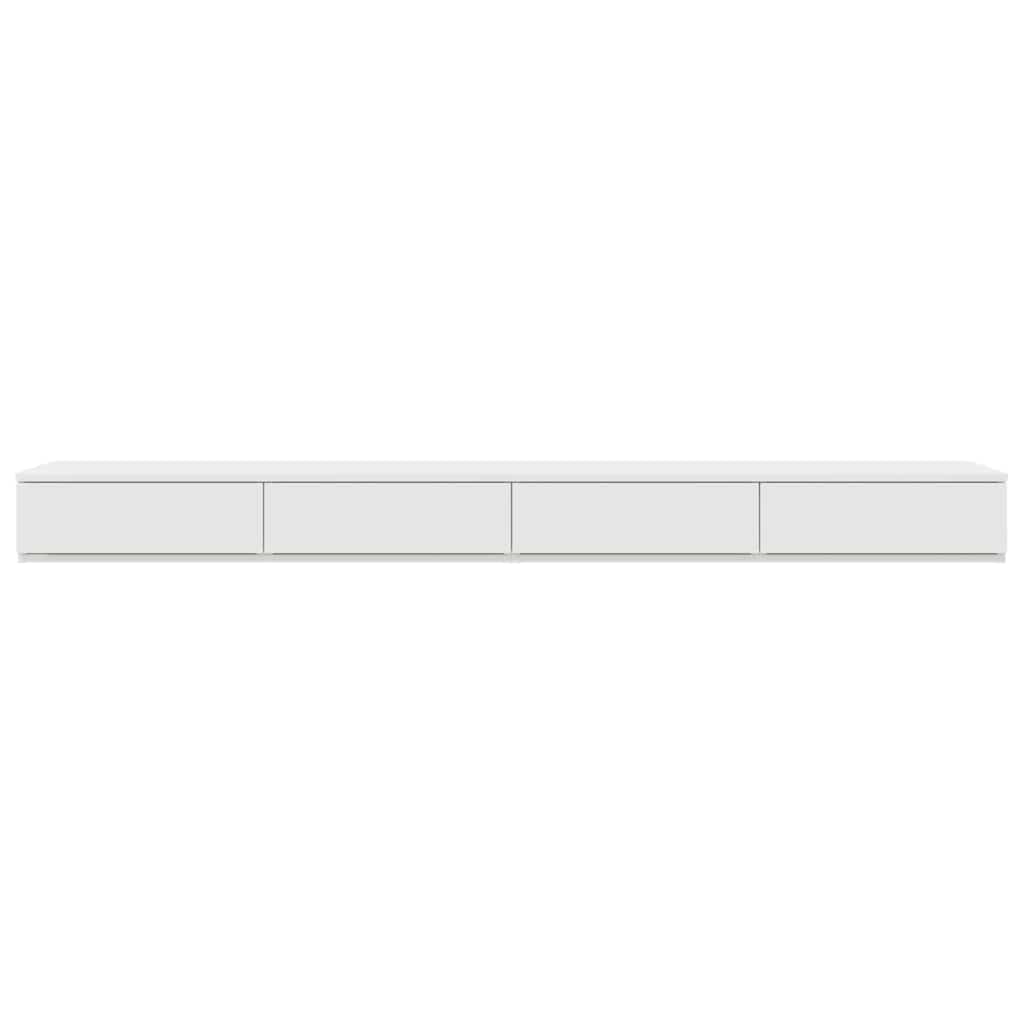 vidaXL Bed Drawers White 180 x 36.5 x 16.5 cm Engineered Wood 6