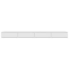 vidaXL Bed Drawers White 180 x 36.5 x 16.5 cm Engineered Wood 6