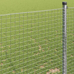 vidaXL Welded Wire Fence 2500 x 140 cm Silver 4