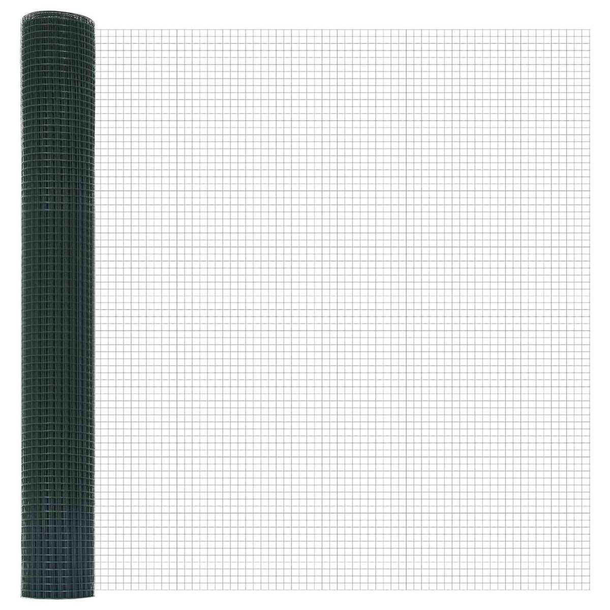 vidaXL Welded Wire Fence 1000 x 120 cm Green 2