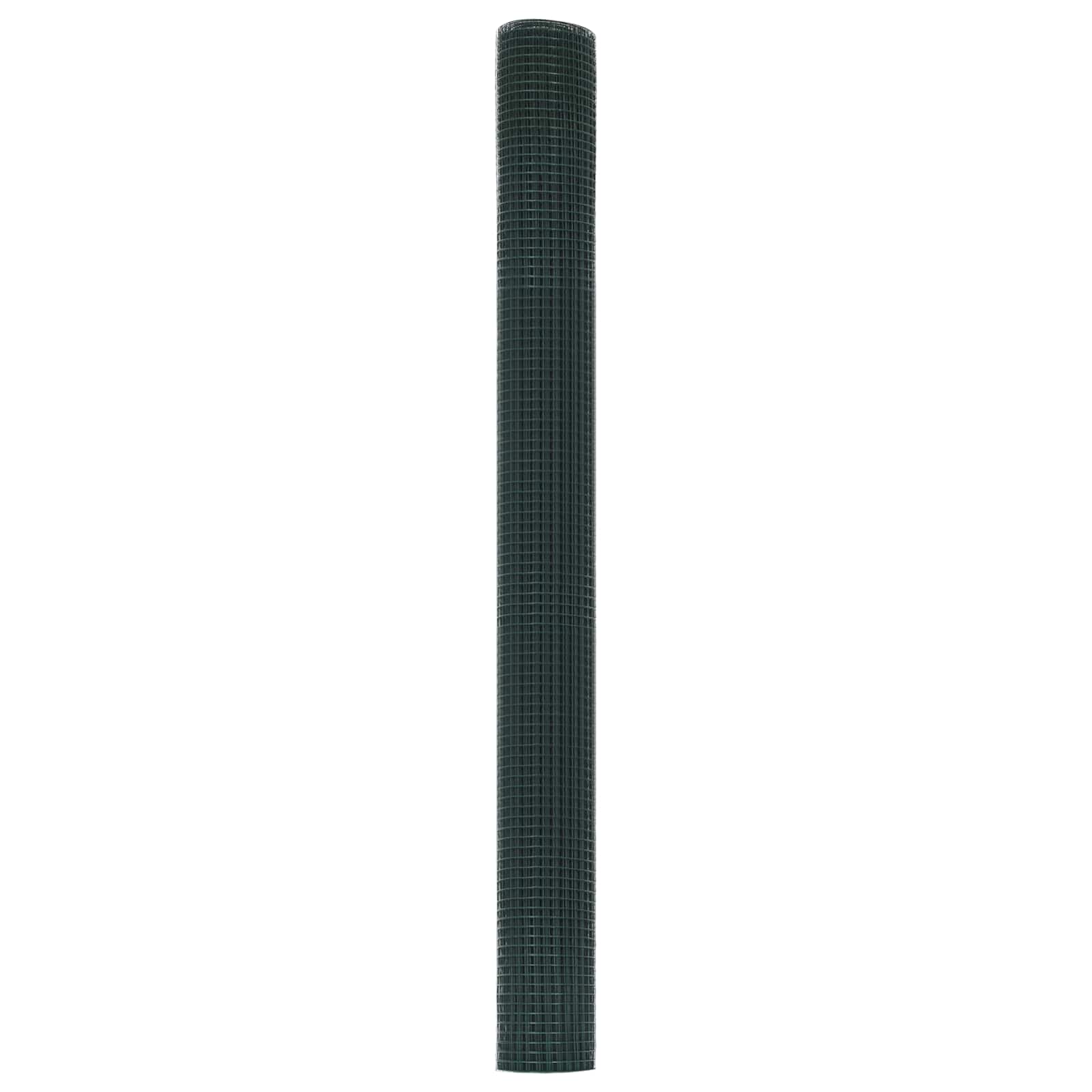 vidaXL Welded Wire Fence 1000 x 160 cm Green 6