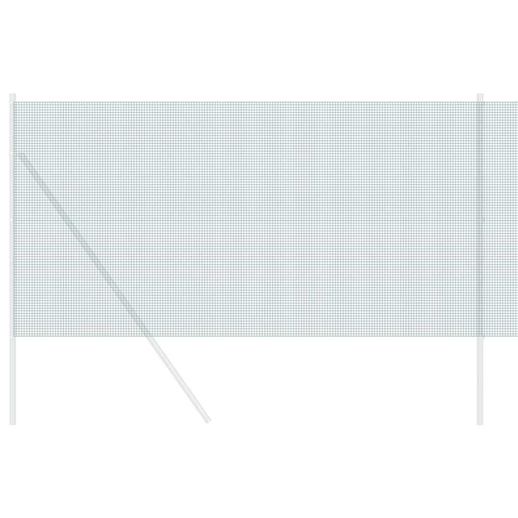 vidaXL Welded Wire Fence 5000 x 50 cm Green 3