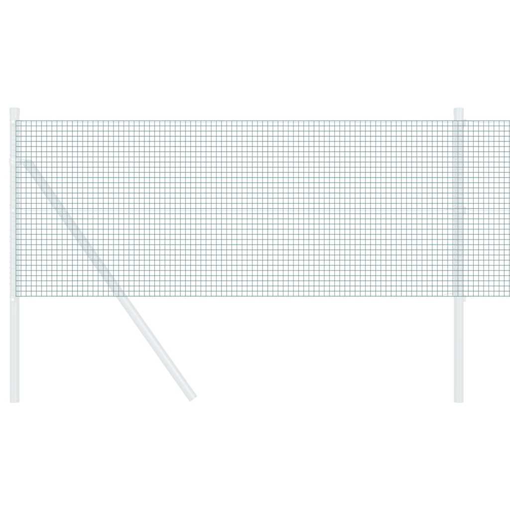 vidaXL Welded Wire Fence 10000 x 60 cm Green 3