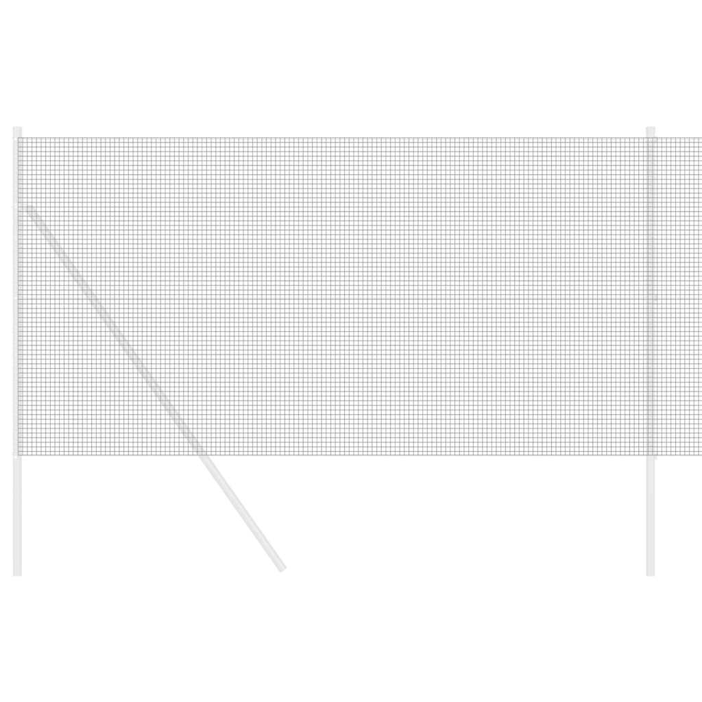 vidaXL Welded Wire Fence 1000 x 120 cm Grey 3