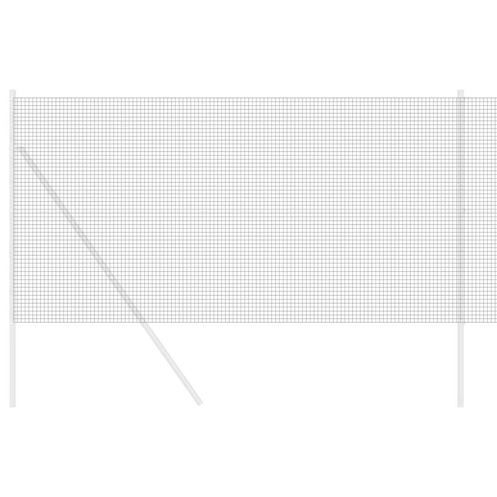 vidaXL Welded Wire Fence 1000 x 120 cm Grey 3