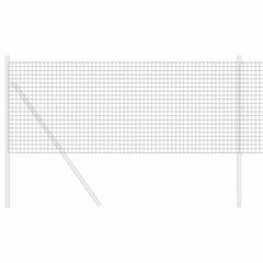 vidaXL Welded Wire Fence 5000 x 80 cm Grey 3