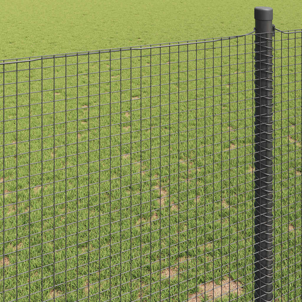 vidaXL Welded Wire Fence 10000 x 60 cm Grey 4