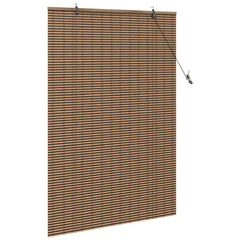 vidaXL Roller Blind Brown 100 x 160 cm Bamboo 4