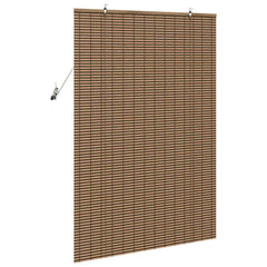 vidaXL Roller Blind Brown 100 x 160 cm Bamboo 5