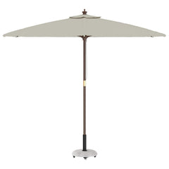 Parasol Base 21 kg Light Grey Concrete Round with wheels