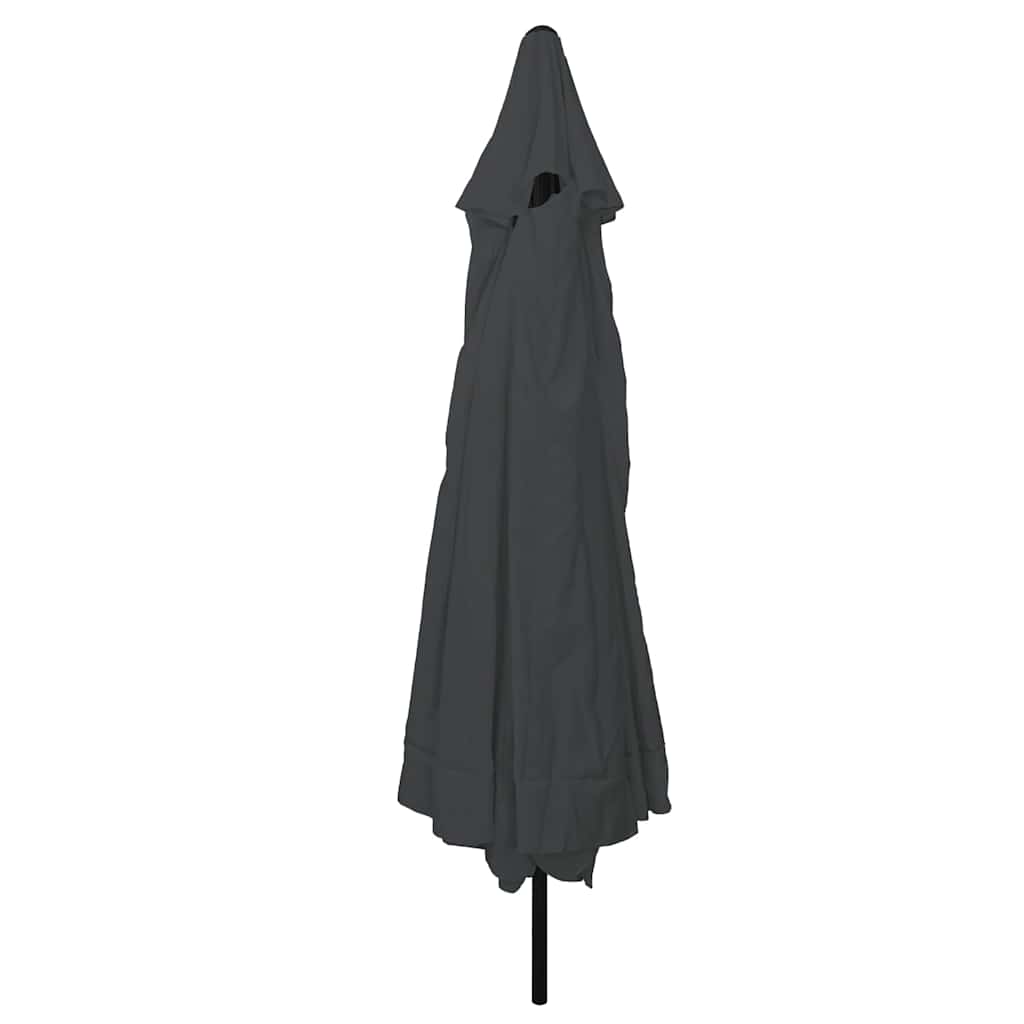 vidaXL Garden Parasol Anthracite 394 x 394 x 248 cm 2