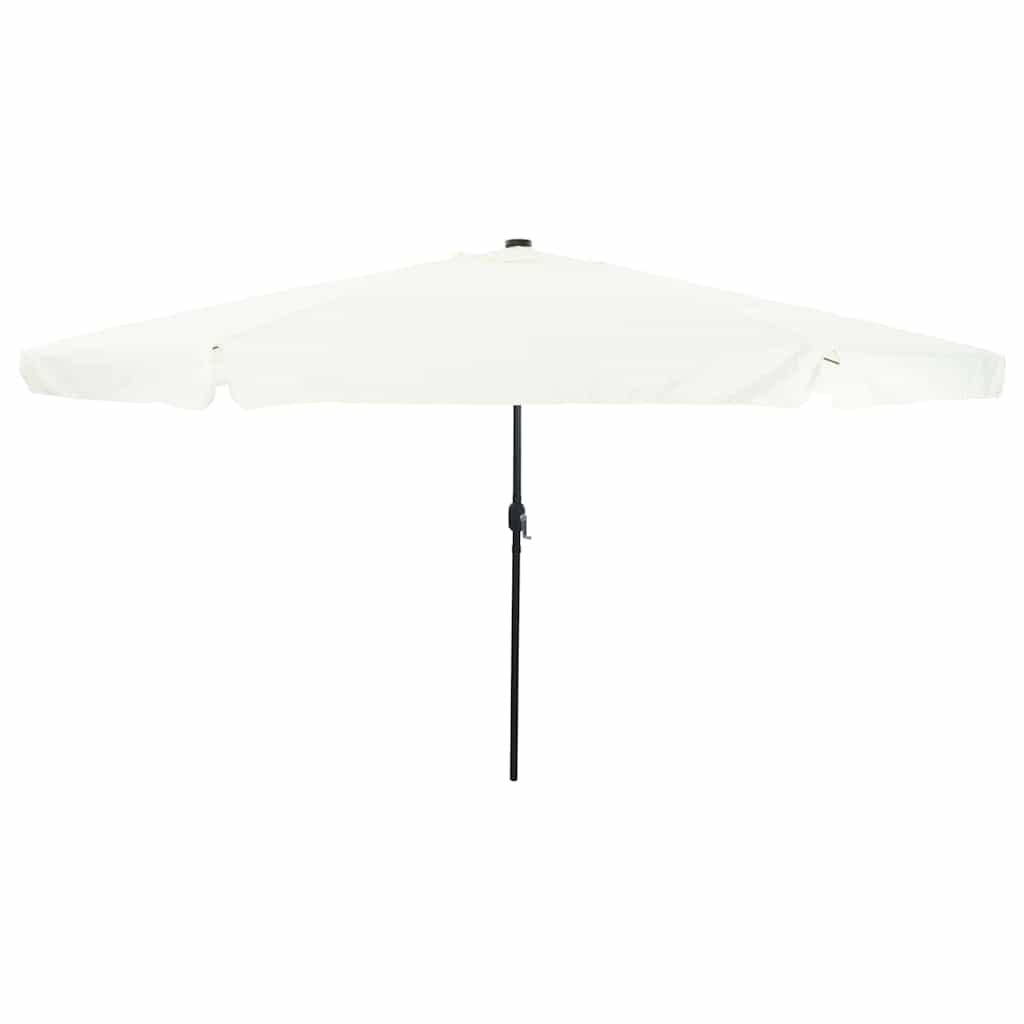 vidaXL Garden Parasol 395 x 395 x 245 cm Polyester Round 1