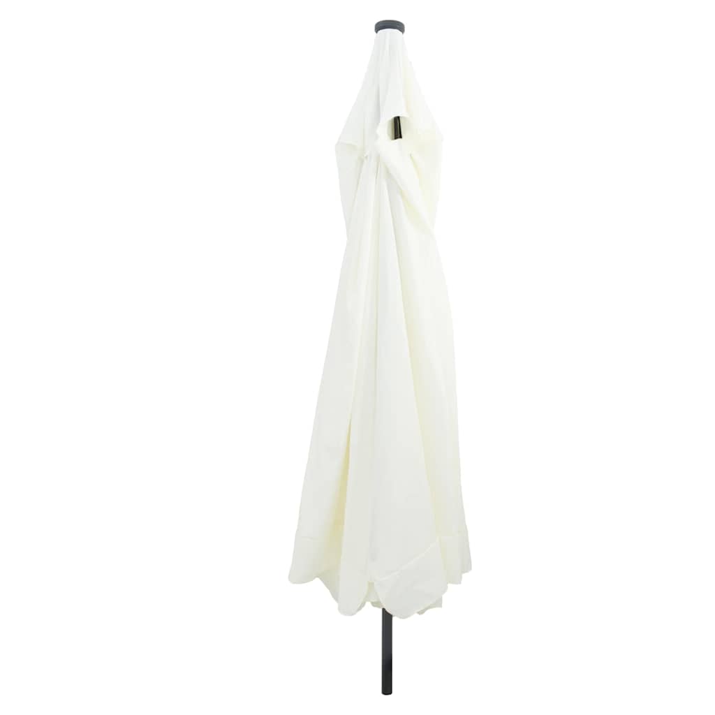 vidaXL Garden Parasol 395 x 395 x 245 cm Polyester Round 2