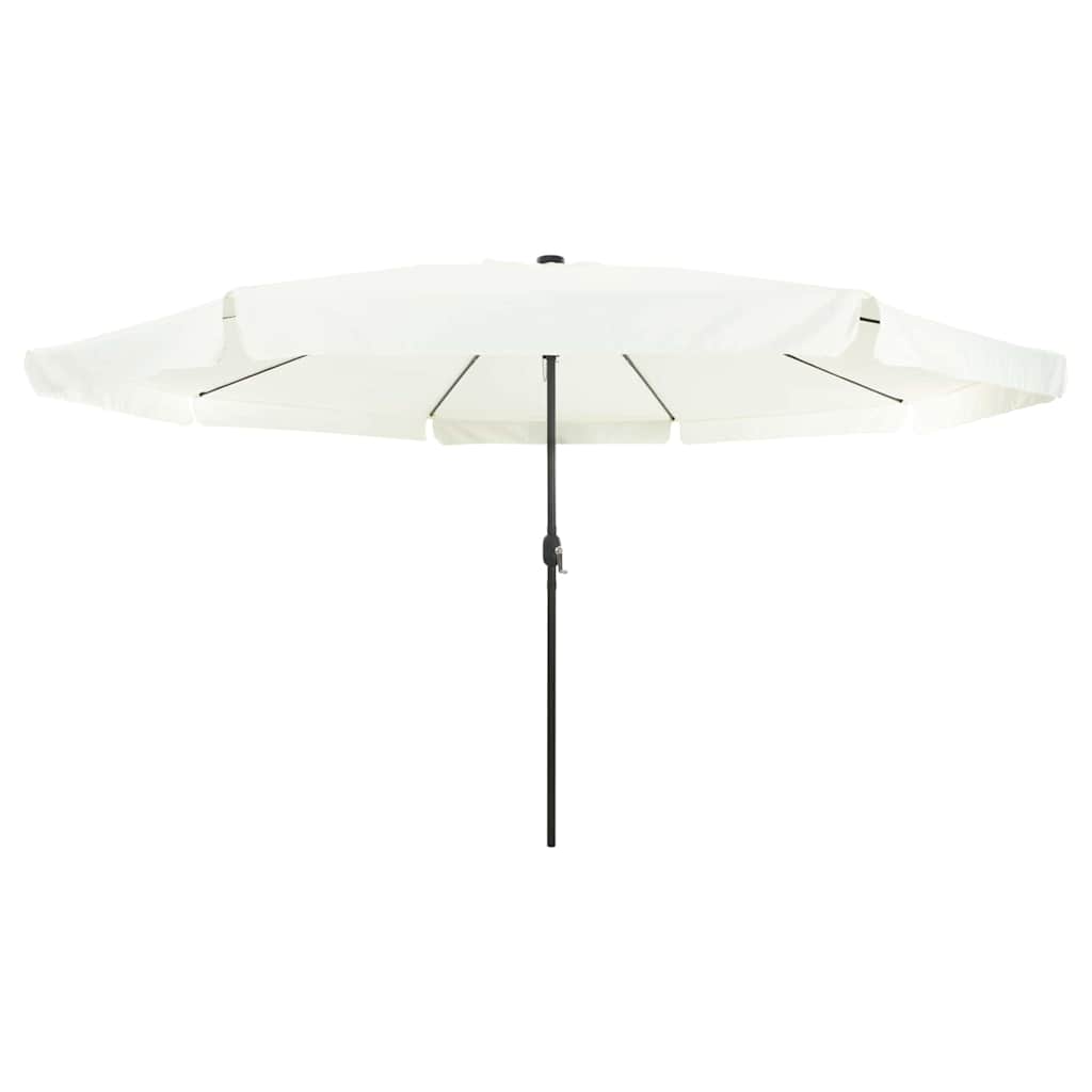 vidaXL Garden Parasol 395 x 395 x 245 cm Polyester Round 4