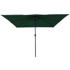 vidaXL Garden Parasol Green 295 x 295 x 245 cm Polyester and Steel 2