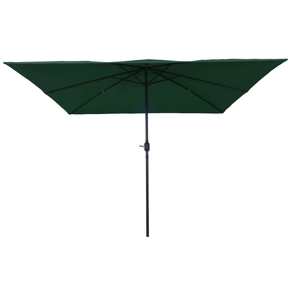 vidaXL Garden Parasol Green 295 x 295 x 245 cm Polyester and Steel 2