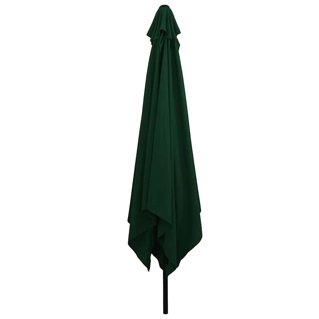 vidaXL Garden Parasol Green 295 x 295 x 245 cm Polyester and Steel 3