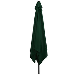 vidaXL Garden Parasol Green 295 x 295 x 245 cm Polyester and Steel 3