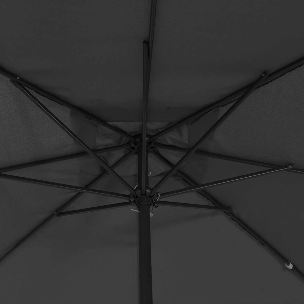 vidaXL Garden Parasol Anthracite 295 x 295 x 245 cm 4