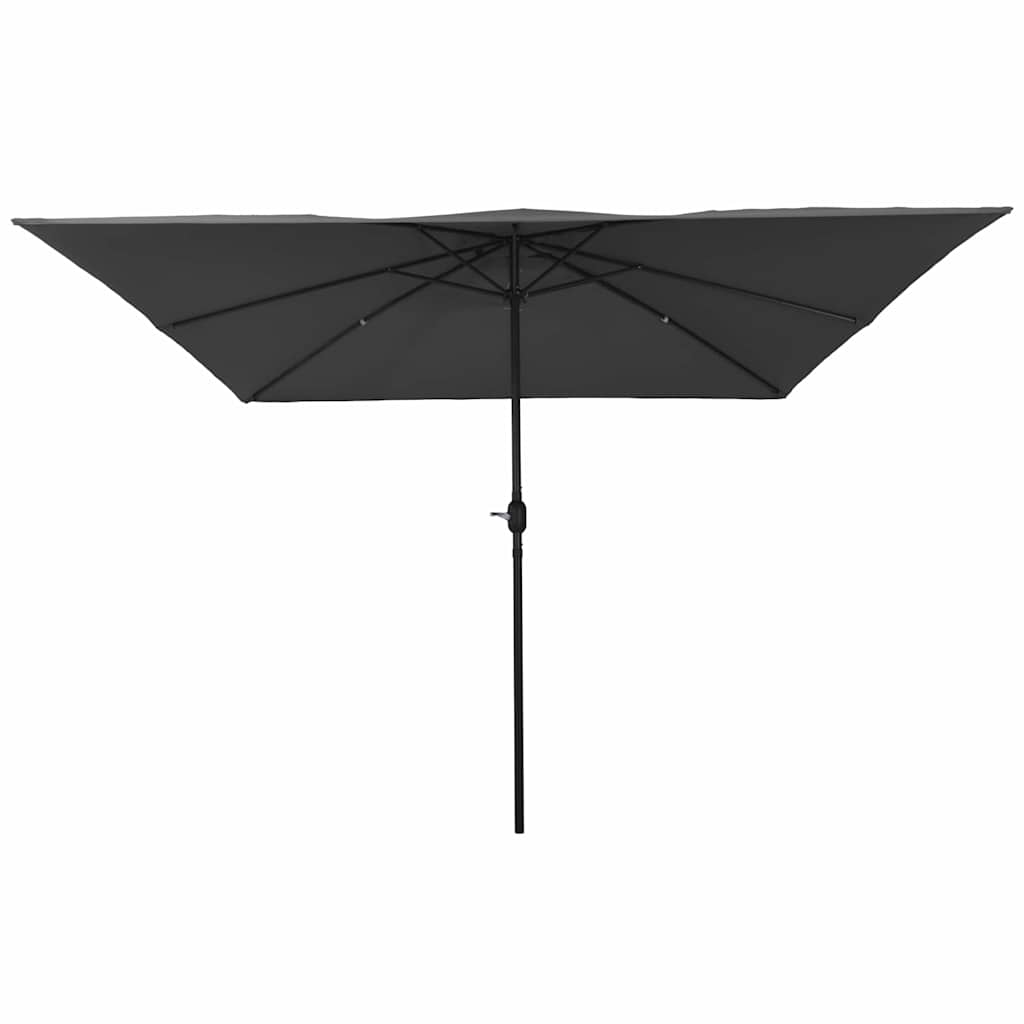 vidaXL Garden Parasol Anthracite 295 x 295 x 245 cm 2