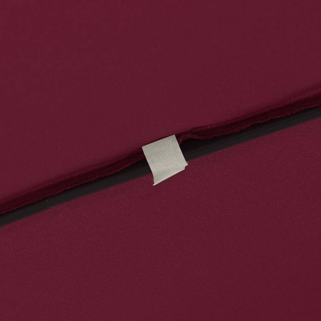 vidaXL Garden Parasol Bordeaux Red 295 x 295 x 245 cm 6