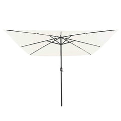vidaXL Garden Parasol Sand 295 x 295 x 245 cm Polyester and Steel 4